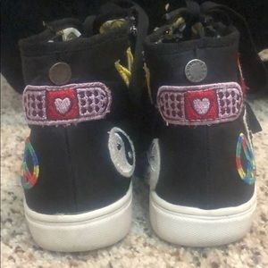 Steve Madden Shoes - STEVE MADDEN TPatchee Emoji Patch Mid Sneaker Steve Madden Shoes - STEVE MADDEN TPatchee Emoji Patch Mid Sneaker